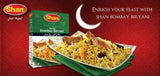 Shan - Bombay Biryani Seasoning Mix (60g) - Spice Packets for Spicy Meat Pilaf