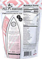 Pili Hunters - Wild Sprouted Pili Nuts, Pink Himalayan Salt, 5oz Bag, Keto/Paleo/Vegan Snacks, Low Carb Energy, Gluten Free, No Sugar Added