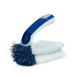 Unger Multi-Purpose Counter and Fixture Scrub Brush, Non-Slip Small Household Cleaning Supplies, Removes Dirt and Grime from Bathroom Sinks, Kitchen