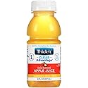 Thick-It AquaCare H2O: Pre-Thickened Apple Juice, Honey-thick liquid, (1 Case: 24 x 8 oz. Bottles)