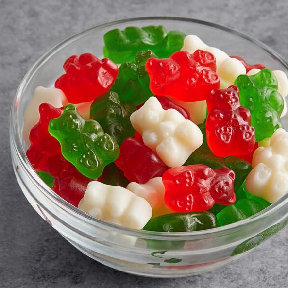 Swirlee™ Christmas Gummies, 8 oz Holiday Chewy Candy Mix, Assorted Flavors, Festive Stocking Stuffer Treats Gummie Bears