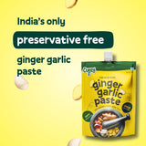 CURRYiT Ginger Garlic Paste, 450g (15.8 Ounce, Pack of 3) No Preservatives | Homemade Taste & Quality | Fresh & Pure Ingredients | Thick & Coarse