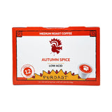 Puroast Low Acid Autumn Spice Flacvored Coffee Pods 12 Count - 5X Less Acid, 5X Higher Antioxidants, Smooth Seasonal Flavored Coffee, K-Cup