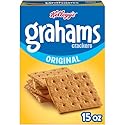 Kellogg's Grahams Crackers, Original, Easy Snacks, 15oz Box