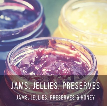 Bounty Foods Huckleberry Jam 9 oz Hand-Picked Wild Fruit Grown in Montana Berries - Breakfast, Desserts, Toppings, Pie Fillings Non-GMO (HJM)