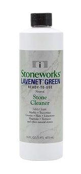 Lavenet Green Ready To Use (1 Pint) Neutral stone cleaner for marble, limestone, travertine, granite, slate, flagstone and other natural stones