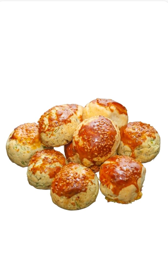 Gulluoglu Assorted Salted Cookie Balls (1.1lb -500 gr.), daily fresh shipment from Istanbul/Turkey