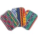 Molly’s Marvelous European Scrubbing & Scouring Pads - 3-Pack Dishwasher Safe, Non-Scratch Cleaning for Pots, Pans, Stainless Steel, Countertops
