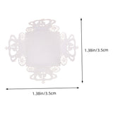 SEWOART 50pcs Decorative Chocolate Wrapping for Sweets Elegant Hollow Design Candy Holder for Weddings Parties and Celebrations for Truffle