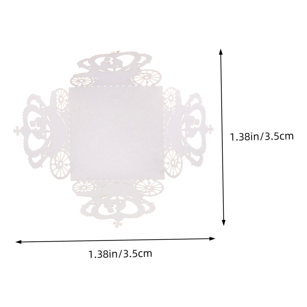 SEWOART 50pcs Decorative Chocolate Wrapping for Sweets Elegant Hollow Design Candy Holder for Weddings Parties and Celebrations for Truffle