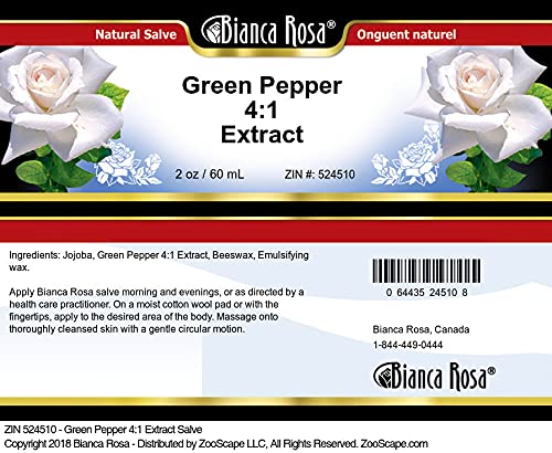 Bianca Rosa Green Pepper 4:1 Extract Salve (2 oz, ZIN: 524510) - 2 Pack