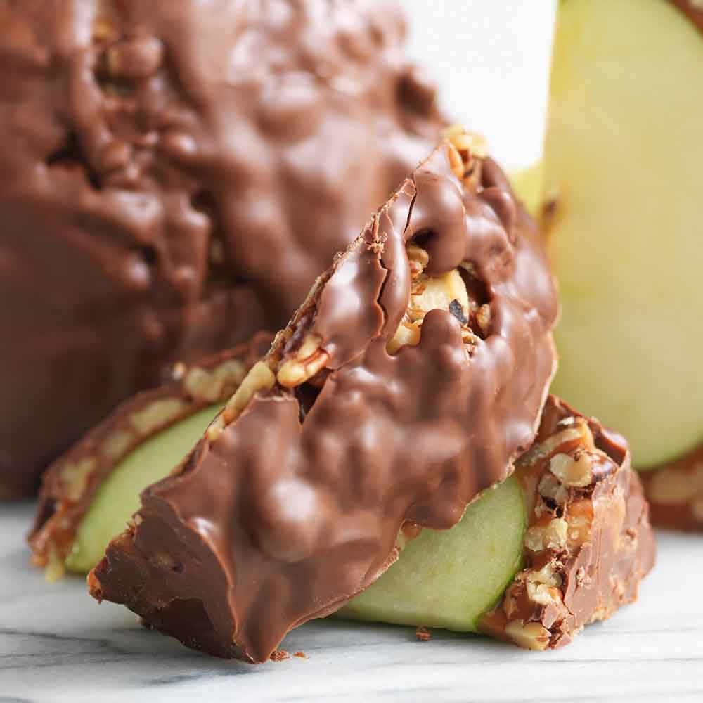 Mrs Prindables Milk Chocolate Walnut Pecan Sparkling Celebration Jumbo Caramel Apple
