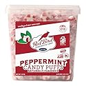 Red Bird Soft Peppermint Puffs Candy, Individually Wrapped Soft Mints, 52 oz Tub