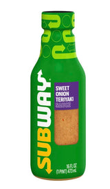 Subways Sweet Onion Teriyaki Sauce 16 oz Bottle w/Exit 28 Bargains Sticker