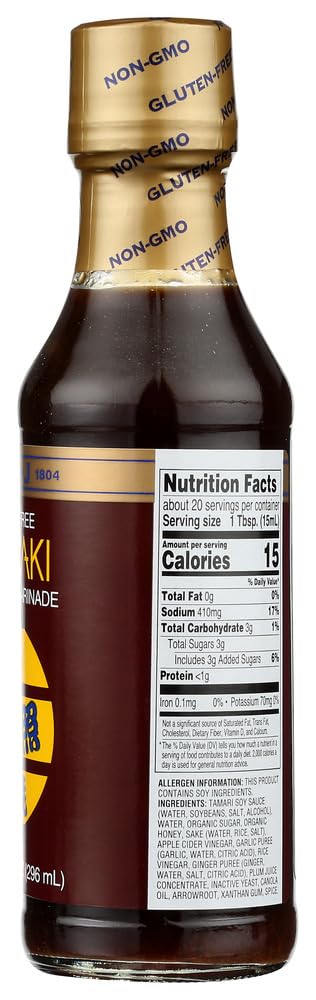 San-J Teriyaki Cooking Sauce, 10 Ounce (Pack of 6)