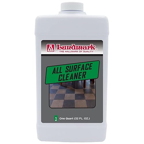 Lundmark All Surface Floor Cleaner, Concentrated Cleaner for Wax Floors, 32-Ounce, 3205F32-6,Clear