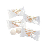 Fun Express Wedding Favors for Guests Bulk 100 - Thank You Buttermints Individually Wrapped Gold & White | Premium Butter Mints for Bridal Shower