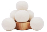 Wool Dryer Balls, 6 Pack XL,Natural Fabric Softener Ball ,Organic Laundry Balls Handmade, Reusable ,Sensitive Baby skin, Reduce wrinkles static,1000