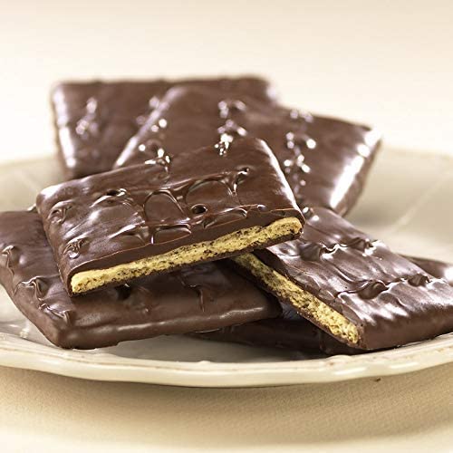 Asher's Chocolates, Chocolate Covered Grahams, Gourmet Sweet and Salty Candy, Individually Wrapped Snack, Family Owned Since 1892 (Milk Chocolate, 18