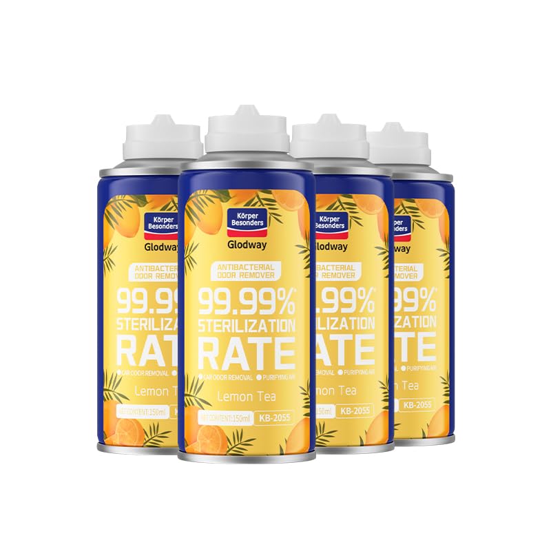 Glodway Air Refresher,Odor Eliminator Remover Spray,Odor Remover,Lemon Long-Lasting Scent For Home,Couch,Mattress,Furniture, bathroom,Fabrics