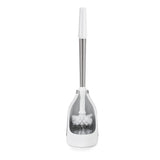 Polder Stainless Steel Toilet Brush Caddy Black 2 Pack + 2 Replacement Brush Heads
