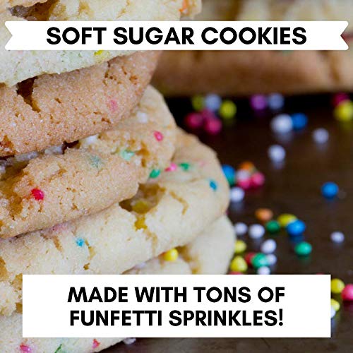 Rich's Confetti Cake Filled Cookie with Frosting Filling, Soft Baked Cookie, 12 Count, Individually Wrapped Cookie