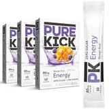 PURE KICK Energy Singles To Go Drink Mix, Mango Acai, 6 Count (Pack of 3)