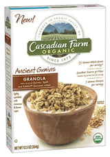 Cascadian Farms Organic Granola Cereal Ancient Grains, 12.5 Ounce (Pack of 10)