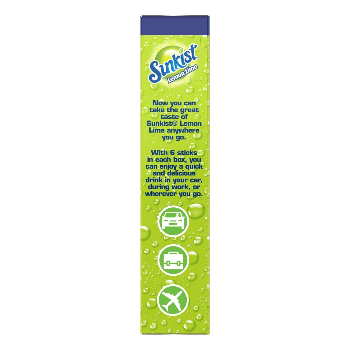 Sunkist Soda Lemon Lime Singles To Go Drink Mix, 0.53 OZ, 6 CT