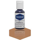 AmeriColor, Warm Brown, 0.75 Ounce Bottle, Soft Gel Paste Food Color