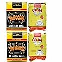 Yaucono & Cafe Crema Puerto Rican Ground Coffee Bundle - 4 Bags Total (2 x 14 oz Yaucono, 2 x 14 oz Cafe Crema) - Medium Roast, Traditional Grind