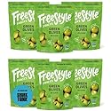 Freestyle Snacks Olive Snack Packs - As Seen on Shark Tank - Fresh Pitted Green Olives, Jumbo-Sized, Grown in Greece, All Natural, Non-GMO
