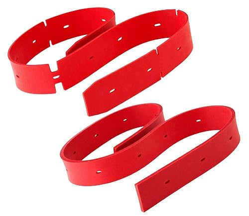 Squeegee Blade Kit 1021804 & 1021333 | Front & Rear Replacement | Fits Tennant T5 & T5e 24" Walk?Behind Scrubbers