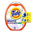Tide Power PODS White Laundry Detergent Pacs, 45 Count, Brilliant Whitening + Color Protect