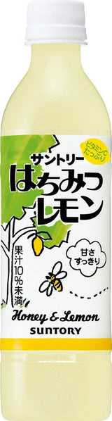 Suntory Honey and Lemon Drink 470ml PET bottle (Pack of 6) - MADE IN JAPAN