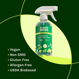 CleanBoss - Eat Cleaner, 12 oz (3 Pack) with one Trigger - Keeps Produce Fresh, Vegan, Gluten Free