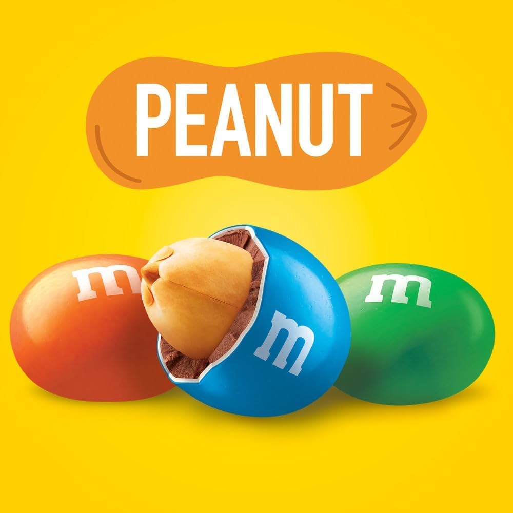 MM Bulk 5 Pound Peanut Milk Chocolate Candy Resealable Stand Up Candy Bag - Party Candy for Any Occasion, Special Events | By MAJUU CONNECT.