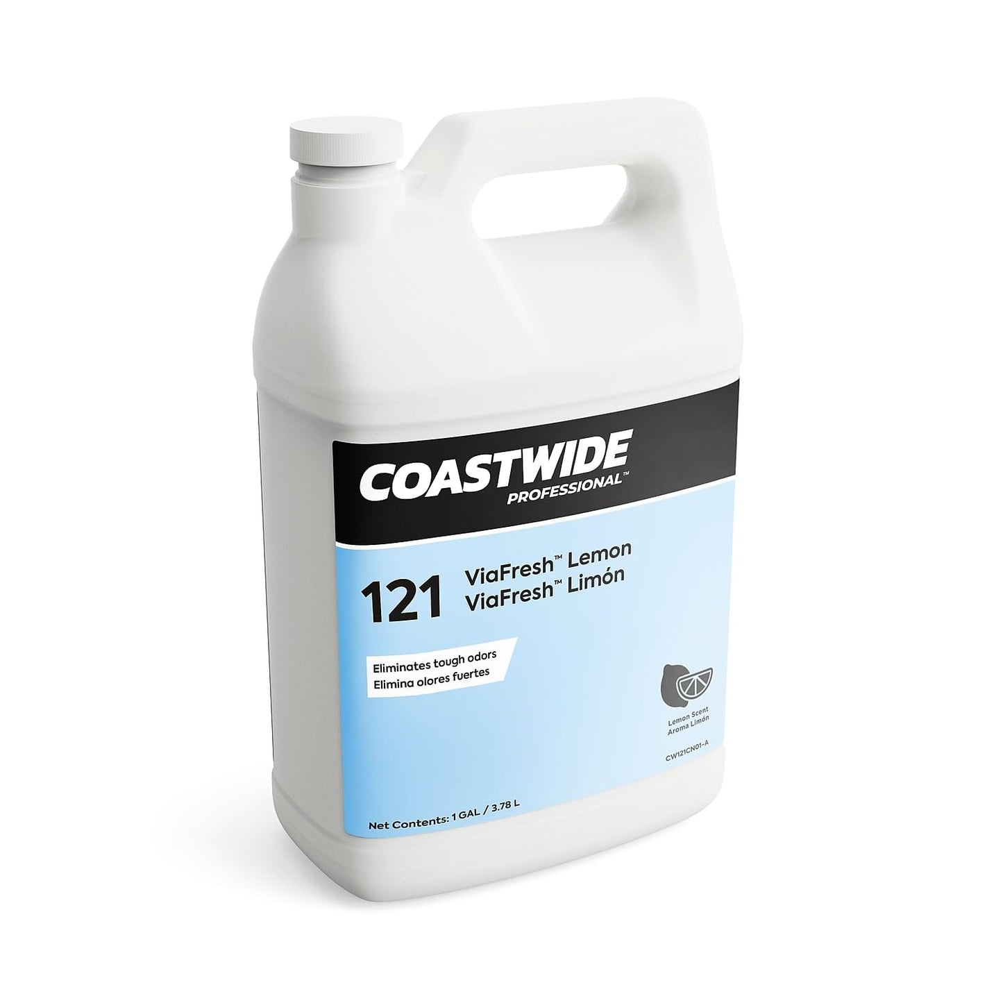 Coastwide Professional Air Freshener ViaFresh Lemon Drop Concentrate, 3.78L, 4/Carton