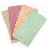 Nobu 12PCS Super Absorbent Microfiber Kitchen Dish Cloth High-efficiency Tableware Household Cleaning Towel Kitchen Tools Gadgets
