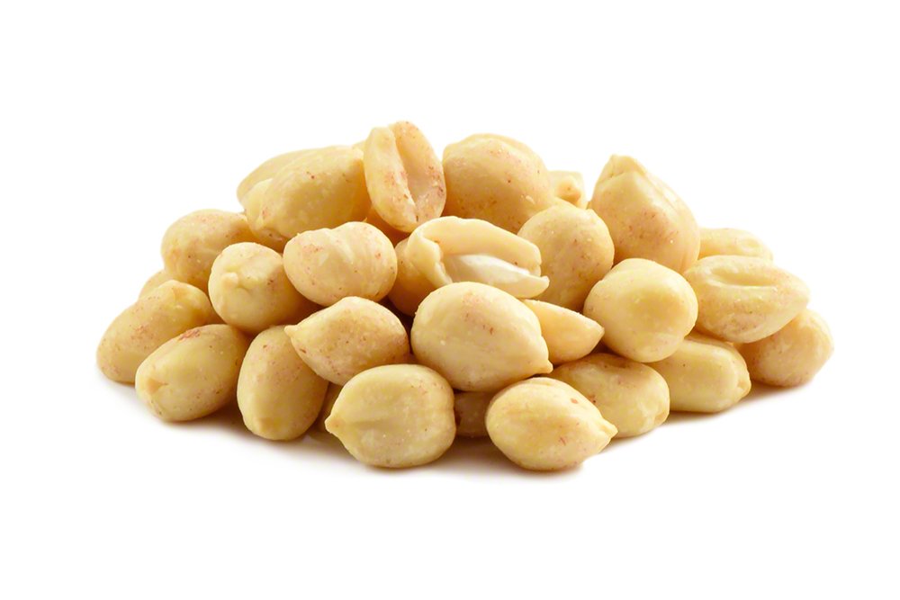 Blanched Peanuts in Bulk, 10lb Case - Raw Blanched Peanuts Bulk, Product of California