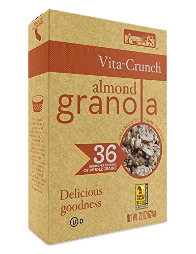 Vita Crunch Vita Crunch Granola, Almond, 22 Ounce (Pack of 6)