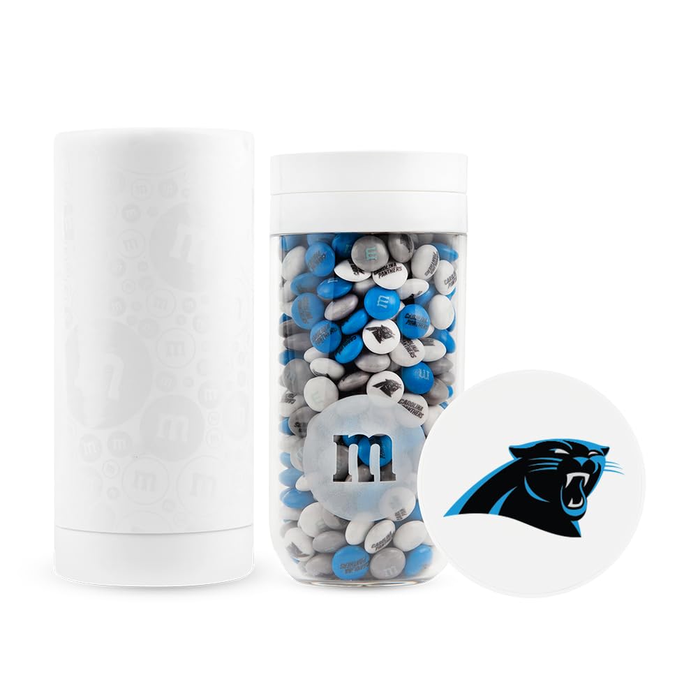 M&M'S NFL Carolina Panthers Milk Chocolate Gift Jar, 12.7 oz