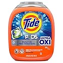 Tide Pods with Ultra Oxi HE Laundry Detergent Pods, 104 Count