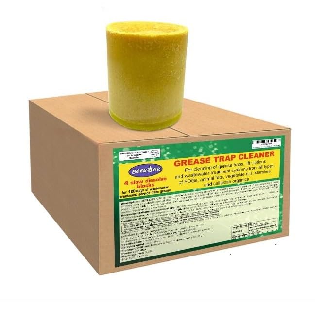 Grease Trap Cleaner (4 blocks x 1 pound = 4 pounds)