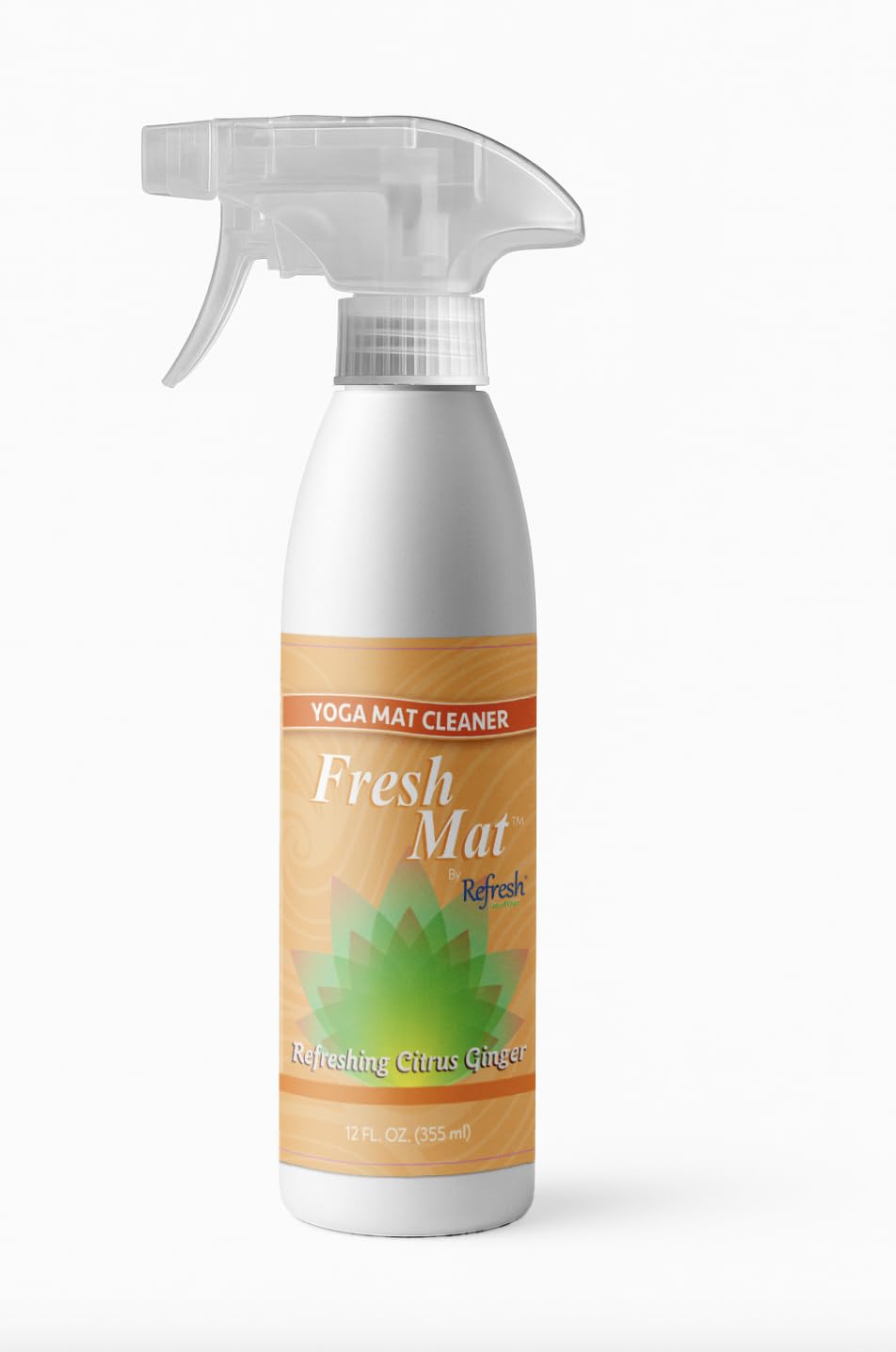Fresh Mat Yoga Mat Cleaner Spray - Natural Deodorizing Cleaner for Yoga Mats & Fitness Equipment - No-Rinse, Residue-Free Formula with Witch Hazel