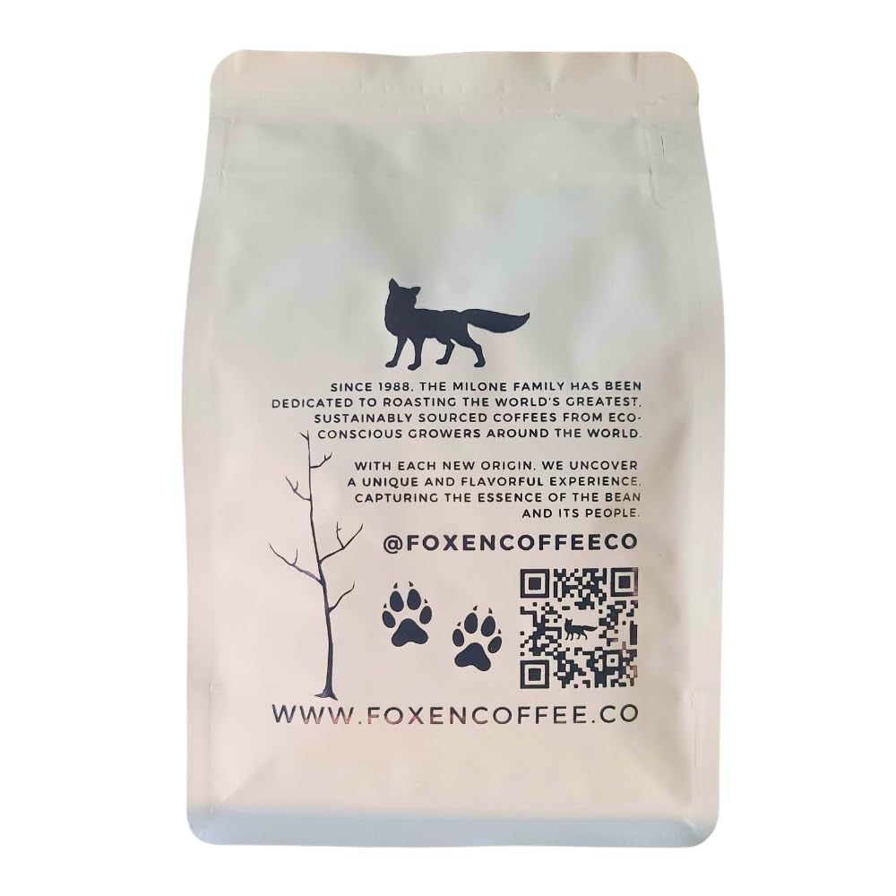 Foxen Coffee Ethiopia Guji Wush Wush Anaerobic Natural, Whole Bean, Light Roast, 12 Ounce