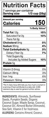 Caveman Foods Grain Free Granola Crunch Variety Pack, Almond Butter & Cinnamon Crunch, 2 Count