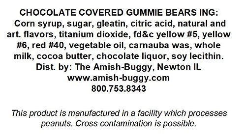 Milk Chocolate Covered Gummi Bears (3 Pound)