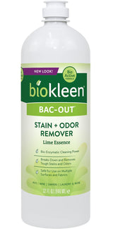 Biokleen Bac-Out Stain+Odor Remover, Destroys Stains & Odors Safely, for Pet Urine, Laundry, Diapers, Wine, Carpets, & More, Eco-Friendly, Non-Toxic