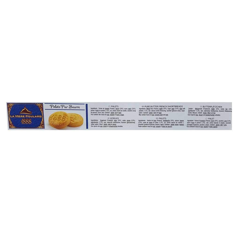 La Mere Poulard Les Palets Pur Beurre 125g French